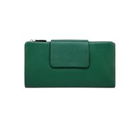 RWCCCRW Fermasoldi lunghi in pelle Portafogli da donna in pelle di vacchetta Portafogli bloccanti Borse Portamonete Custodie per biglietti da visita (Size : Green)