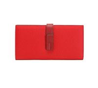 RWCCCRW Porta carte in vera pelle Portafogli da lavoro da donna Portafogli Fermasoldi Portafogli bloccanti Borse (dimensione : Red)