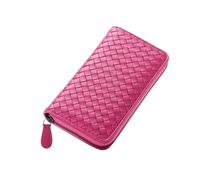 RWCCCRW Portafogli Borse Porta carte da donna in vera pelle Porta carte Porta monete Porta soldi Organizzatori Borse da sera Fermasoldi (Size : Red)