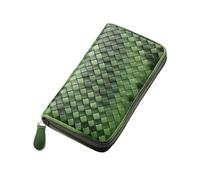 RWCCCRW Portafogli Borse Porta carte da donna in vera pelle Porta carte Porta monete Porta soldi Organizzatori Borse da sera Fermasoldi (Size : Green)