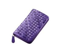RWCCCRW Portafogli Borse Porta carte da donna in vera pelle Porta carte Porta monete Porta soldi Organizzatori Borse da sera Fermasoldi (Size : Purple)
