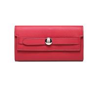 RWCCCRW Portafogli da donna Pelle di vacchetta Fermasoldi lunghi Porta biglietti da visita Borse in vera pelle Borse (dimensione : Red)