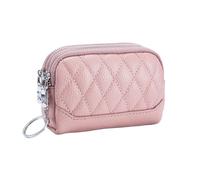 RWCCCRW Portafogli da donna Portamonete in vera pelle Astucci Portamonete in pelle di vacchetta Borse Porta carte Borse (Size : Pink)