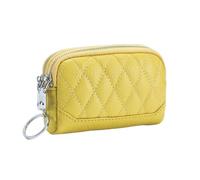 RWCCCRW Portafogli da donna Portamonete in vera pelle Astucci Portamonete in pelle di vacchetta Borse Porta carte Borse (Size : Yellow)
