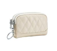 RWCCCRW Portafogli da donna Portamonete in vera pelle Astucci Portamonete in pelle di vacchetta Borse Porta carte Borse (Size : White)