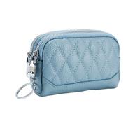 RWCCCRW Portafogli da donna Portamonete in vera pelle Portamonete Portamonete in pelle di vacchetta Borse Porta carte Borse (Size : Blue)