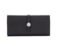 RWCCCRW Portafogli in vera pelle Porta biglietti da visita da donna Borse Portamonete in pelle di vacchetta (dimensione : Black)