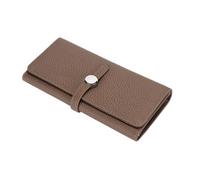 RWCCCRW Portafogli in vera pelle Porta biglietti da visita da donna Borse Portamonete in pelle di vacchetta (dimensione : Brown)