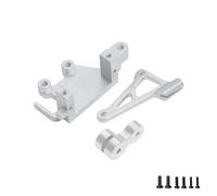 RWEQUTES Staffa servo di Montaggio servi Pinza LOS261013 for Moto LOSI 1/4 PROMOTO-MX LOS06000 LOS06002(Silver)
