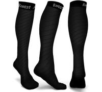 Rwest X Calze Compressione Graduata Donna e Uomo, Calze Elastiche a Compressione Graduata per Sport, Migliora Le Prestazioni per Sport, Corsa, Escursioni, Giri in Bici, Viaggi in Aere,