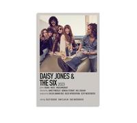RWEWQRHG Poster artistico da parete con Daisy Jones & The Six, stampa artistica da parete in stile moderno, 60 x 90 cm, senza cornice