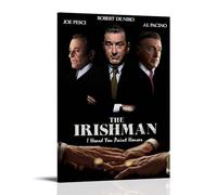 RWEWQRHG Poster artistico da parete con immagine di Al Pacino The Irishman, stampa artistica da parete, 50 x 75 cm, con cornice
