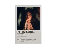 RWEWQRHG Poster del film "Live from Baghdad", stampa artistica da parete su tela, 20 x 30 cm, senza cornice