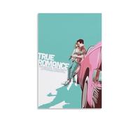 RWEWQRHG Poster del film True Romance, arte moderna con stampa artistica su tela, 50 x 75 cm, senza cornice
