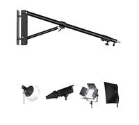 RWFRKABNK Braccio a parete for luci stroboscopiche da studio fotografico, lunghezza massima 53,9 pollici / 137 cm, girevole in orizzontale e verticale(Global 135cm)