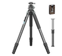 RWFRKABNK Compatibilità For Treppiede Compatto In Fibra Di Carbonio GX7 Da 81'' For Fotocamera, Treppiede Video Arca, Gamba Da 32,5 Mm, Carico Massimo 20 Kg(44mm BallHead Column)