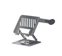 RWFRKABNK Laptop In Metallo, Girevole A 360°, Pieghevole, Con Supporto Magnetico For Telefono, Supporto Ergonomico Da Scrivania Regolabile In Altezza For Tablet PC