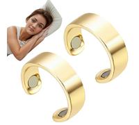 RWGKBDB L'anello Snorno, Dispositivo Anti-russamento, Anello Magnetico per digitopressione Regolabile per alleviare la Fatica e Il Sonno per Uomini e Donne