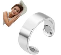 RWGKBDB L'anello Snorno, Dispositivo Anti-russamento, Anello Magnetico per digitopressione Regolabile per alleviare la Fatica e Il Sonno per Uomini e Donne