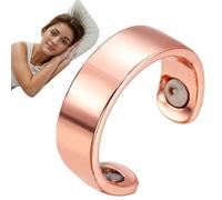 RWGKBDB L'anello Snorno, Dispositivo Anti-russamento, Anello Magnetico per digitopressione Regolabile per alleviare la Fatica e Il Sonno per Uomini e Donne