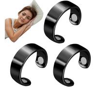 RWGKBDB L'anello Snorno, Dispositivo Anti-russamento, Anello Magnetico per digitopressione Regolabile per alleviare la Fatica e Il Sonno per Uomini e Donne