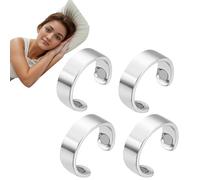 RWGKBDB L'anello Snorno, Dispositivo Anti-russamento, Anello Magnetico per digitopressione Regolabile per alleviare la Fatica e Il Sonno per Uomini e Donne