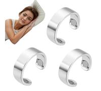 RWGKBDB L'anello Snorno, Dispositivo Anti-russamento, Anello Magnetico per digitopressione Regolabile per alleviare la Fatica e Il Sonno per Uomini e Donne