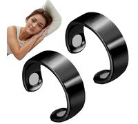 RWGKBDB L'anello Snorno, Dispositivo Anti-russamento, Anello Magnetico per digitopressione Regolabile per alleviare la Fatica e Il Sonno per Uomini e Donne