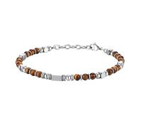 RWGSNB Bracciale Cristallo Bracciale Occhio Tigre 4 Mm Uomo Braccialetti Pietra Naturale Chiusura a Moschettone Regolabile Delicati Braccialetti Perline e Pietra Preziose Donna Gioielli Cristallo Yo