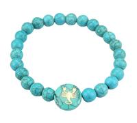 RWGSNB Bracciale Donna con Cristalli, Bracciale Costellazione del Segno Zodiacale Bracciali Pietra Preziosa Turchese Blu Protezione in Pietra Naturale Braccialetti Segno Zodiacale Regali Compleanno
