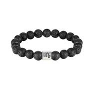 RWGSNB Bracciale Donna con Cristalli, Bracciale Pietra Preziose e Costellazioni dei Segni Zodiacali Bracciali Perline Pietra Lavica Naturale Alta Qualità Braccialetti Cristallo Protettivi Gioielli
