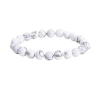 RWGSNB Bracciale Donna con Pietre, Braccialetto di Perline Pietra Naturale da 8 Mm Braccialetti Dell'Amicizia Elastici Braccialetti Portafortuna Personalizzati Gioielli Cristalli Energetici Regali p