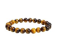 RWGSNB Bracciale Pietre Donna, Braccialetto di Perline Pietra Naturale da 8 Mm Braccialetti Dell'Amicizia Elastici Braccialetti Portafortuna Personalizzati Gioielli Cristallo Energetico Regali per D