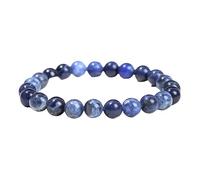 RWGSNB Bracciale Pietre Naturali Donna, Braccialetto di Perline Pietra Naturale da 8 Mm Braccialetti Dell'Amicizia Elastici Braccialetti Portafortuna Personalizzati Gioielli Cristalli Energetici Reg