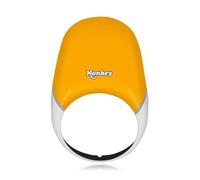 RWITWKPK Parabrezza per Moto for Honda Monkey 125 Scimmia 125 2018-2023 Copertura Faro Moto Parabrezza Parabrezza Carenatura Copertura Tachimetro windscreen Windshield(Yellow)