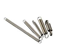 RWLQWEA Mdingbao-Molle di Compressione 304 Stainless Steel Wire Diameter 1.5mm O Ring Hook Coil Cylindroid Helical Pullback Extension Tension Spring, 5pcs, Buona scalabilità(140mm(5pcs),17mm)