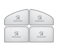 RWQZEOJO Parasole Finestrini Laterali Auto, per Peugeot 206 207 208 2008 3008 301 307 308 3008 406 407 408 4008 Parasole Rete Traspirante Finestrini AutoTendine Oscuranti Parasole Finestrini Laterali