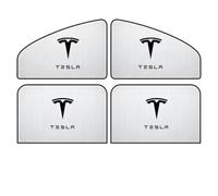 RWQZEOJO Parasole Finestrini Laterali Auto, per Tesla Model Y 2021 Parasole Rete Traspirante Finestrini AutoTendine Oscuranti Parasole Finestrini Laterali,E