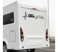 RWRAPS Adesivi in vinile a strisce per camper per camper, roulotte, accessori per auto, grafica, elettrocardiogramma, decalcomanie decorative