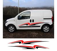 RWRAPS Adesivi laterali portiera per auto Minivan Camper Combi Line Grafica Decalcomanie per pellicole in vinile, adatti per accessori Fiat Fiorino