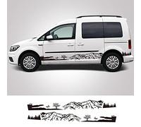 RWRAPS Adesivi per auto Camper Van Grafica decalcomanie in vinile, adatti per VW Caddy MK1 MK2 MK3 MK4 4 3 2 Maxi Kombi Accessori per auto tuning