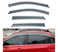 RWRAPS Deflettori Aria Auto Deflettore Pioggia per MG HS 2018-2023, Antivento Paravento Antiturbo Antipioggia Frangivento Parabrezza Finestra Laterale