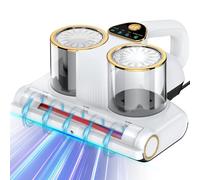 RWSRW Battimaterasso Aspiratore per Materassi con Luce UV,500W 16kpa Aspirapolvere per Materassi con Riscaldamento e Ultrasuoni Aspira Materasso Antiacaro Rimuove il 99,9% Degli Allergeni,Polvere