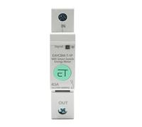 RWTRIIBN 1P App Zigbee WiFi Smart Energy Consumo energetico Contatore kWh Interruttore Automatico Relè temporizzato Protezione dalle perdite(16A,WiFi)