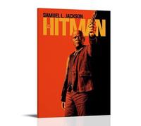 RWTWQGEQWGR Poster artistico da parete con immagine di The Hitman's Bodyguard, poster decorativo da parete, 30 x 45 cm, con cornice