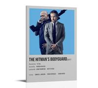 RWTWQGEQWGR Poster artistico da parete con immagine di The Hitman's Bodyguard, poster decorativo da parete, 30 x 45 cm, con cornice