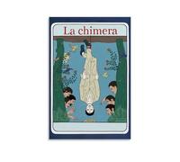 RWTWQGEQWGR Poster artistico da parete La Chimera, decorazione artistica da parete, poster di design, 40 x 60 cm, senza cornice