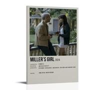 RWTWQGEQWGR Poster decorativo da parete con immagine di Miller's Girl del film, 40 x 60 cm, con cornice