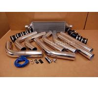 RX Intercooler 2,5" con Kit Tubi + Controller Boost Alluminio 2,5in