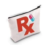 RX Medicine Borsa da viaggio Farmacista Pouch RX Regalo di laurea Regalo di ringraziamento Primo Soccorso Team Farmacia Tecnico Medicina Borsa, Rx - Trousse per trucchi, 3uk, alla moda